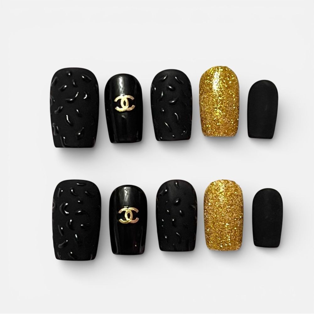 Custom Handmade Reusable Designer Press On Nails